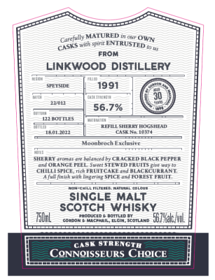 Gordon & Macphail, Connoisseur's Choice Linkwood 1991