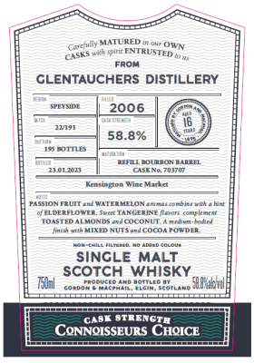 Gordon & Macphail, Connoisseur's Choice Glentauchers 2006 #702707