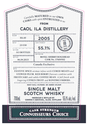 Gordon & Macphail, Connoisseur's Choice Caol Ila 2005 #17600502