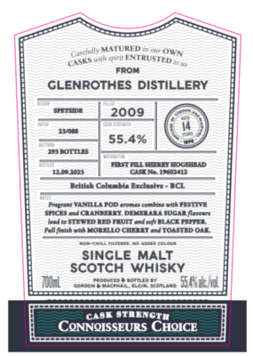 Gordon & Macphail, Connoisseur's Choice Glenrothes 2009