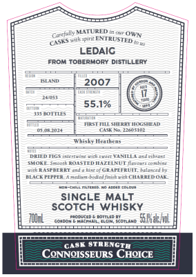 Gordon & Macphail, Connoisseur's Choice Ledaig 2007 #22605102, 2007