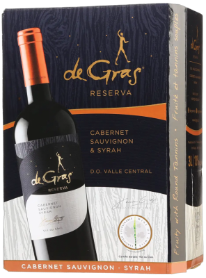 MontGras, De Gras Reserva Cabernet-Sauvignon Syrah, 4x3L