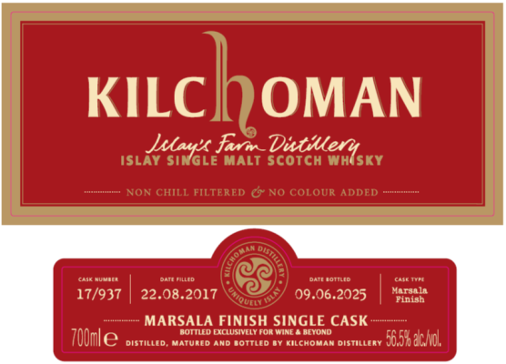 Kilchoman, Single Cask 17/937 Wine & Beyond